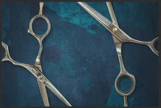 Fussmatte Friseur 10290 | Größe: 60 cm x 45 cm