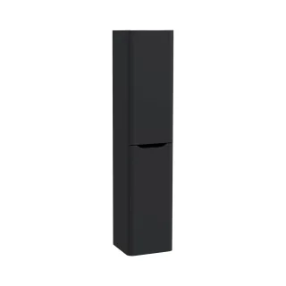 VitrA New Integra Round Hochschrank mit 2 Türen 40 x 37 x 180 cm (BxTxH) Türanschlag Matt,80002 80002