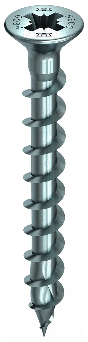 HECO TOPIX-plus 4,5 x 40, Beschlagschraube, Senkkopf, VVG, A3K, 500-Stück - 62050