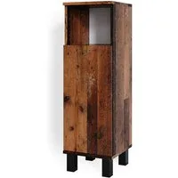 Vicco Midischrank Fynn, Eiche rustikal, 30 x 95 cm (1-St)