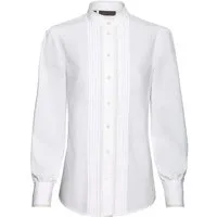 Reitmayer Trachtenbluse Stehkragenbluse mit Spitze