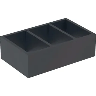 Geberit Smyle Square Schubladeneinsatz H-Unterteilung, 32,3x9,8x20cm, lava, 500676001 500676001