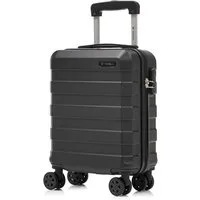 YONSLY Handgepäckkoffer Reisekoffer Trolley Handgepäck Hartschale, 4 Rollen, Zahlenschloss, ABS-Hartschale, 360°-Rollen, weicher Gummigriff