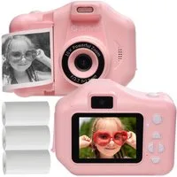 Denver KPC-1370P Kinderkamera (0 MP, Thermodruck, 3 Papierrollen inkl., Selfie-Linse, 10× Digitalzoom)