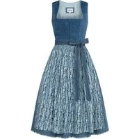 Nübler Dirndl Midi Dirndl Kalea in Kornblume von Nübler - Rocklänge 70 cm