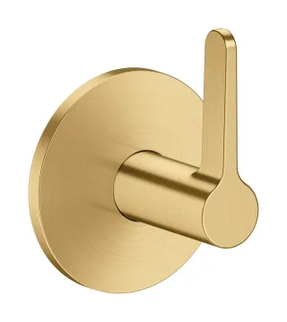 Hansgrohe Absperrventil Unterputz AXOR One mit Hebelgriff brushed gold optic, 48772250 48772250