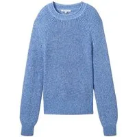 TOM TAILOR Denim Rundhalspullover (1-tlg) Plain/ohne Details