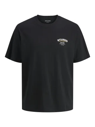 JACK&JONES - JJYUKI TEE SS CREW NECK BF black - Gr. - S