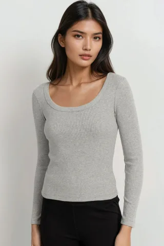 Basics Baumwollmischung T-Shirt