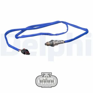 Delphi Lambdasonde nach Katalysator ES21123-12B1 Ford C-Max Focus Grand Kuga Tourneo Transit