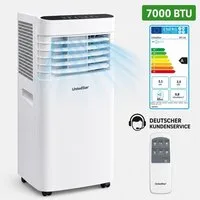 PixelPilot Klimagerät SKY‑1A 7000 BTU/h Kühlleistung, 3‑in‑1: Kühlen, Lüften & Entfeuchten