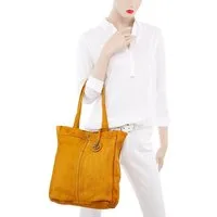 HARBOUR 2nd Shopper Elbe 1, Damen Schultertasche, Umhängetasche mit Schmuckanhänger
