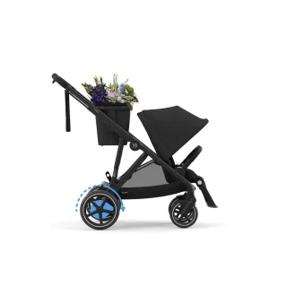 Cybex Kinderwagen e-GAZELLE S (Black Frame) Moon Black
