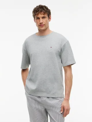 WAFFLE SS TEE Light Grey Heather - Gr. - L