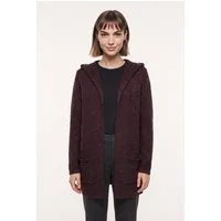 Vero Moda Strickjacke VMDOFFY LS OPEN HOOD CARDIGAN GA NOOS Materialmix, regular fit