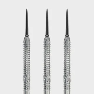 Steel Dart Barrel Zylinder Grip3 V6 - Silber / 21g
