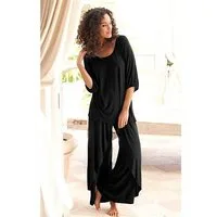 LASCANA Pyjama (Set, 2 tlg) Hose in edler Layeroptik