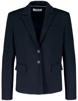 GERRY WEBER Collection - Eleganter Blazer mit Stretch blau - Gr. - 38