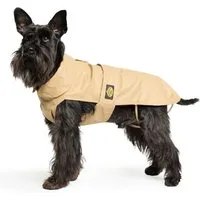 Fashion Dog Hunderegenmantel Hunde-Regenmantel mit Tartan-Futter, beige