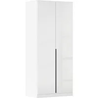 OTTO home Drehtürenschrank Kleiderschrank Schrank Garderobe AGORDO Schlafzimmer (in zwei Griff-Farben, Breiten 91-405 cm, Dekor- oder Hochglanzfront) durchdachte Innenausstattung, in 8 Breiten und 2 Höhen MADE IN GERMANY