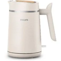 Philips Wasserkocher HD9350/90 Eco Conscious Collection, 1,7 l, 2200 W, Trockengehschutz, aus biobasiertem Kunststoff, Seidenweiß matt