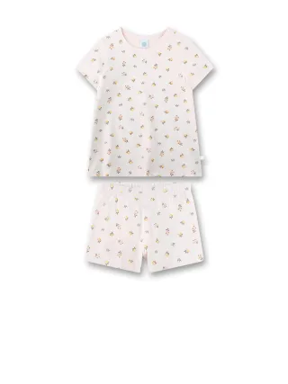Sanetta - Schlafanzug kurz white pebble - Gr. - 128