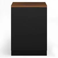 blumfeldt Spülenunterschrank WoodVista (Set) Geschirrspülerschrank Arbeitsplatte MDF mit Griff