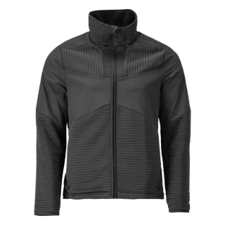 MASCOT Herren Fleecepullover mit Reißverschluss und Futter CUSTOMIZED Schwarz L - 22105-681-09-L