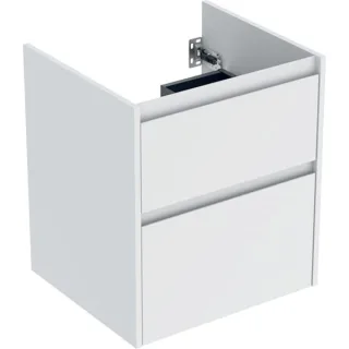 Geberit Ersatzteile Unterschrank für Möbelwaschtisch, 2 Schubladen B:55cm, weiß matt, 246350001 246350001