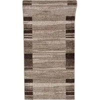 Mazovia Läufer Läufer Flurläufer Modern für Vorzimmer, Küche - Beige, 70 x 100 cm, Kurzflor, Meterware, Höhe 10 mm