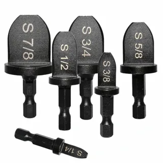 6PCS Repairing Set Air Conditioner Copper Tube Expander Swaging Tool Manual Copper Pipe Swage Too Expander Drill Bit Sof
