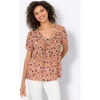 heine Klassische Bluse Druckbluse Kurzarm