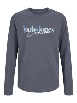 JACK&JONES - JJTOM TEE LS CREW NECK JNR Grau - Gr. - 164