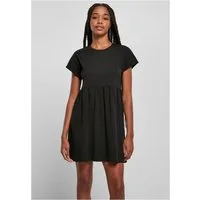 URBAN CLASSICS Sweatkleid Ladies Organic Empire Valance Tee Dress XS bis 5XL