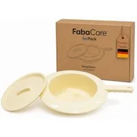 FabaCare Toilettensitzerhöhung Bettpfanne Steckbecken Stechbecken Nachttopf mit Deckel