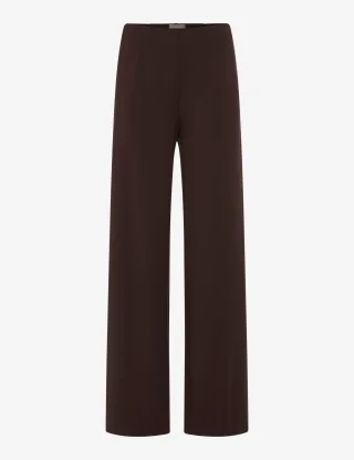 Raphaela by Brax Damen Marlenehose Style LILLYTH FLARED DARK CHOCOLATE, dunkelbraun, Gr. 34
