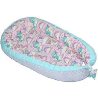 Primawela Bettnestchen Bettnestchen Kokon Baby MINKY Nestchen Kuschelnest Babybett