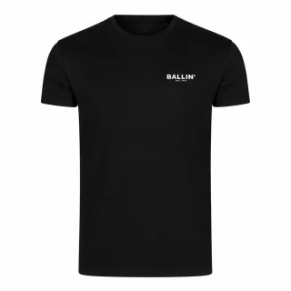 Ballin Est. 2013 T-Shirt SS Rückentext Welt Schwarz