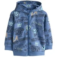 Next Hoodie Reißverschluss-Kapuzenjacke mit Grafik (1-tlg)