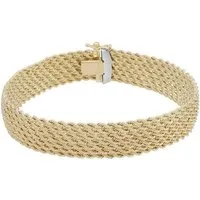 Firetti Armkette Schmuck Geschenk Gold 585 Armschmuck Armband Goldarmband Kordel