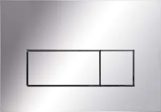 Neuesbad CONTROL BUTTON SLIM für WC Vorwandelement SLIM Chrom MODEL 1 NB1DECST051P1