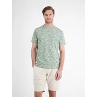 LERROS T-Shirt T-Shirt mit Rundkragen aus reiner Baumwolle mit Flower-Print