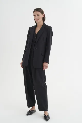 Pants Suiting Classic fit Blac