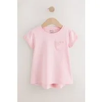 Next T-Shirt T-Shirt mit Blümchentasche (1-tlg)