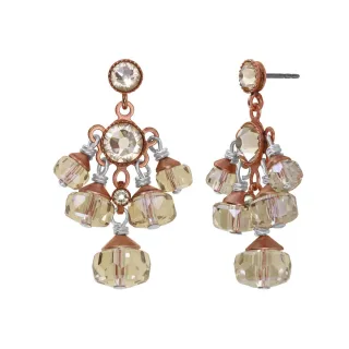 konplott - Ohrringe - Crystal Snake beige
