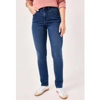 Paddock's Slim-fit-Jeans PAT 5-Pocket Damenjeans mit Motion & Comfort Stretch