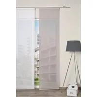 Vision S Schiebegardine ROM (1 St), Paneelwagen, halbtransparent, HxB: 260x60, Schiebevorhang Bambusoptik Digitaldruck