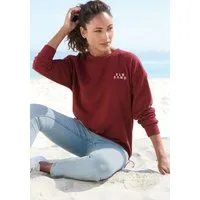 Elbsand Sweatshirt Carisa mit verstellbarem Gummizug am Saum, lockere Passform, casual-sportlich
