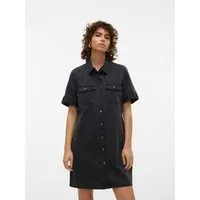 Vero Moda Jeanskleid VMJENNIE SS SHORT DENIM DRESS NOOS