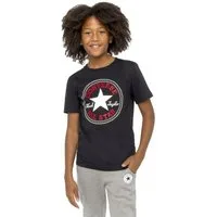 Converse Kurzarmshirt für Kinder mit Rundhalsausschnitt, aus weichem Jersey-Stoff